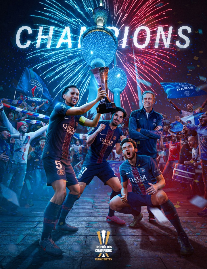 埃梅里：这展示了球队的实力和永不放弃的精神，胜利献给巴黎球迷